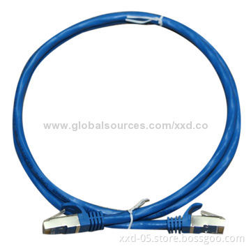 FTP Cat6A Patch Cord Cable, 24AWG Stranded Pure Copper Conductor, New Design